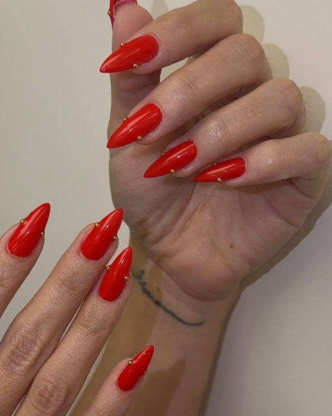 Blood Orange nails